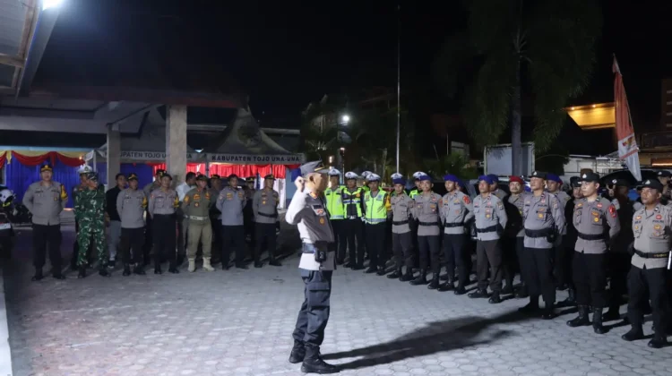 Polres Touna Siagakan Personel Gabungan, Amankan Malam Idulfitri 1447 H