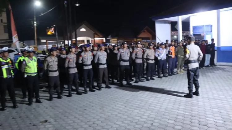 Polres Touna Siagakan Personel Gabungan, Amankan Malam Idulfitri 1447 H