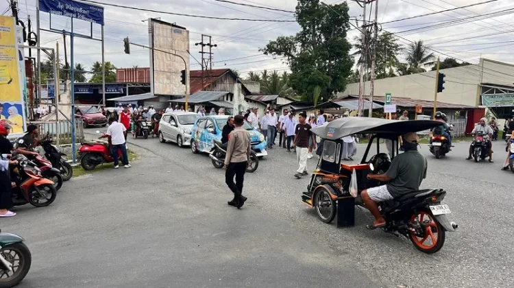 Personel Polres Touna Kawal Kegiatan Reuni Akbar SMANSA