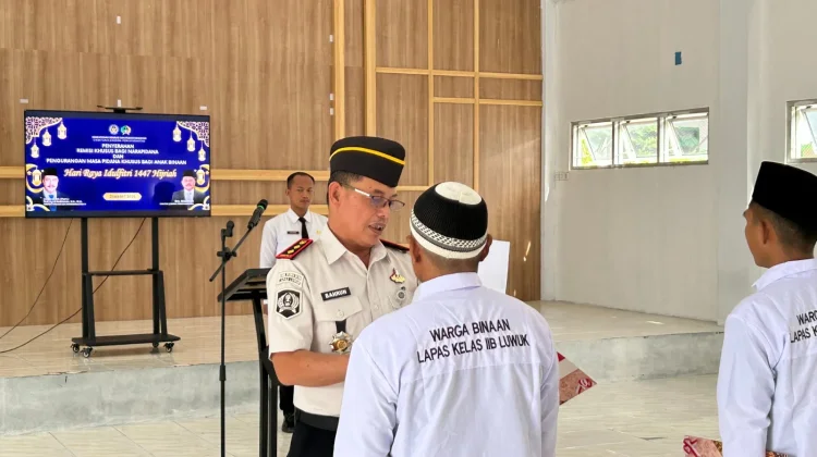 154 Ribu Narapidana Se-Indonesia Terima Remisi, 179 di Antaranya WBP Lapas Luwuk