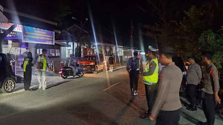 Polres Touna Amankan Puncak Reuni Akbar HUT SMAN Ampana Kota