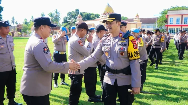 Kapolres Banggai Gelar Halal Bihalal Bersama Personel