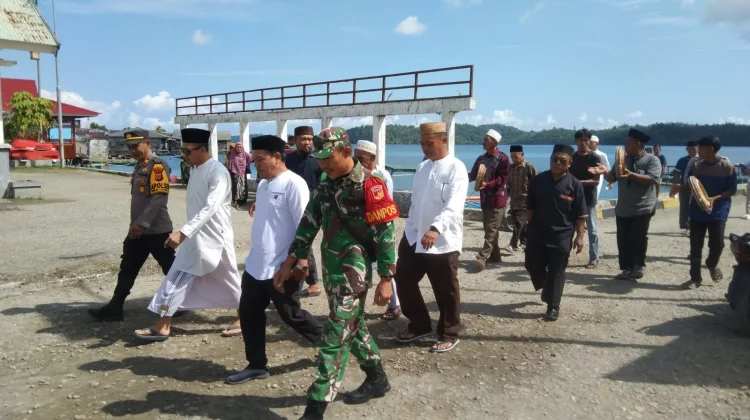 Halal Bihalal Desa Wakai, Ilham Lawidu Ajak Warga Dukung Program Pemerintah