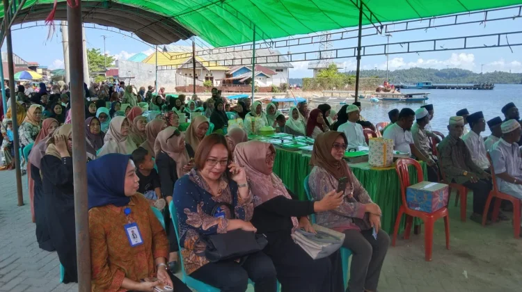 Halal Bihalal Desa Wakai, Ilham Lawidu Ajak Warga Dukung Program Pemerintah