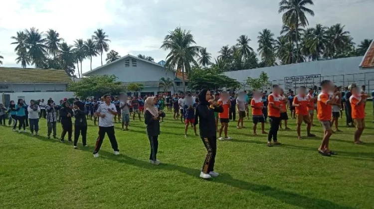 Semangat Pagi di Lapas Ampana, Senam Sehat Perkuat Kebersamaan WBP dan Pegawai