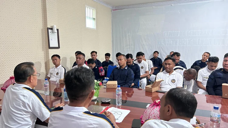 Kalapas Luwuk Tegaskan Disiplin, Jajaran Pengamanan Diminta Perketat Pengawasan