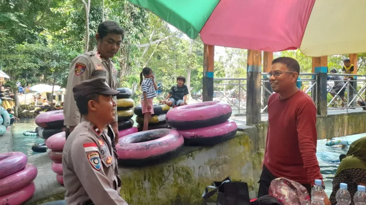 Polsek Ampana Kota Intensifkan Pelayanan Pengamanan di Area Wisata