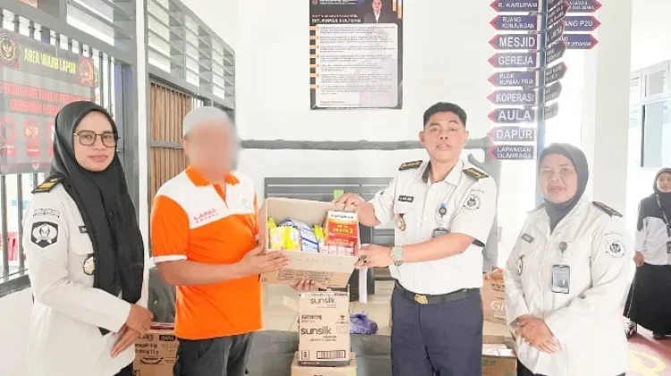 Lapas Ampana Salurkan Perlengkapan Mandi, Wujud Nyata Kepedulian terhadap WBP