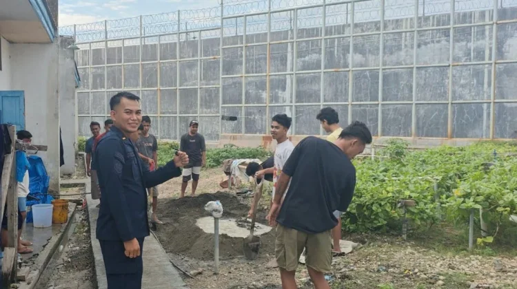 Lapas Luwuk Bangun Jalan Kontrol, Perkuat Sistem Keamanan