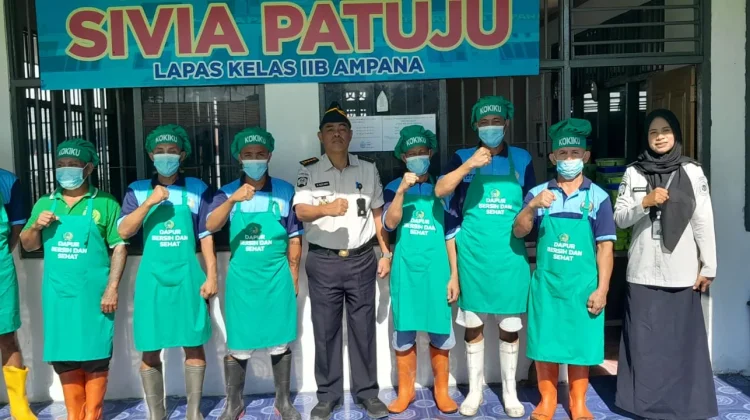 Kalapas Ampana Tinjau Dapur, Pastikan Kualitas Makanan Warga Binaan Terjaga
