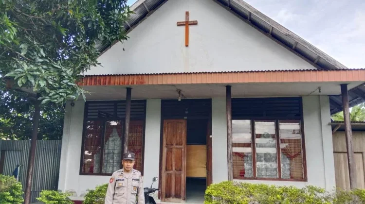 Polres Touna Intensifkan Pengamanan Ibadah Paskah