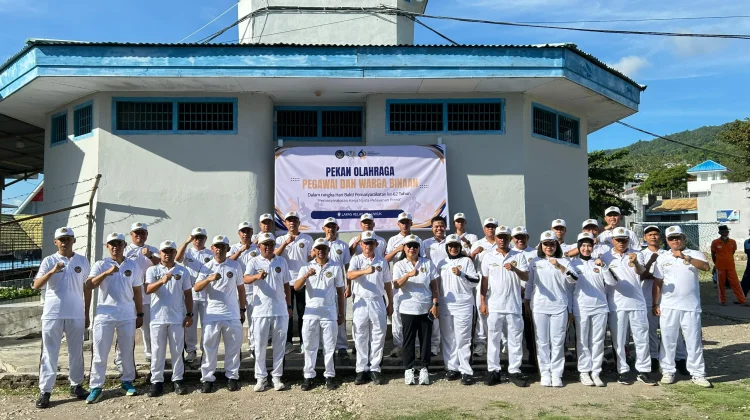 Semarak HBP ke-62, Lapas Luwuk Gelar Pekan Olahraga Petugas dan Warga Binaan