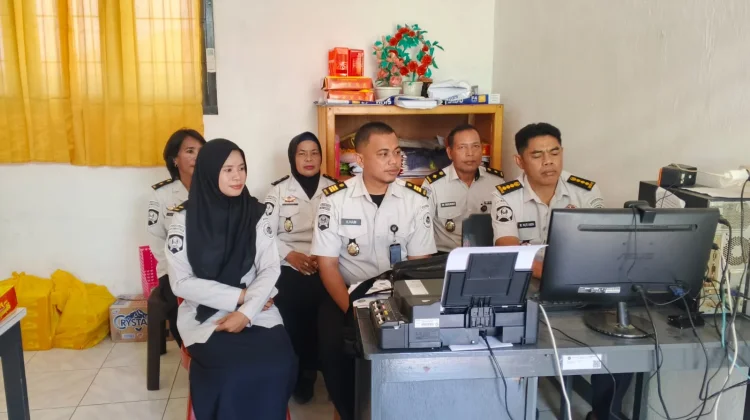 Lapas Ampana Ikuti Arahan Dirjenpas, Perkuat Tata Kelola Layanan Pemasyarakatan