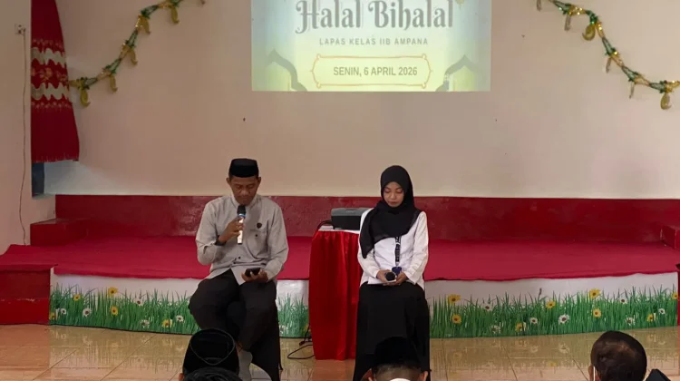 Halal Bihalal Lapas Ampana Pererat Silaturahmi dan Kebersamaan Pegawai