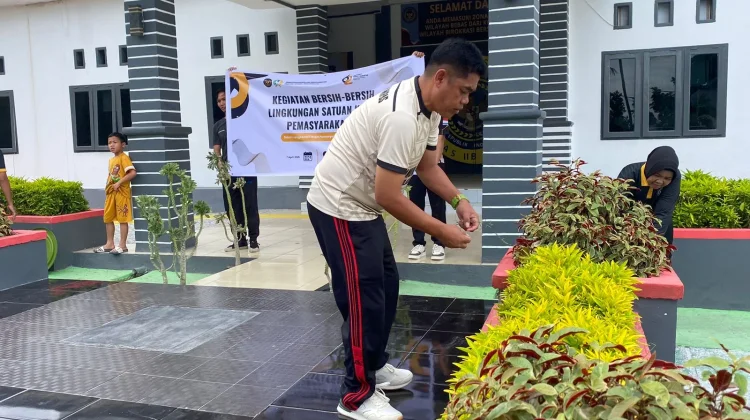 Semarak HBP ke-62, Lapas Ampana Gelar Aksi Bersih Lingkungan dan Fasilitas Umum