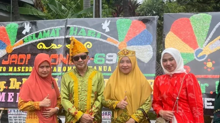 Bupati Tojo Una-Una Hadiri HUT Bone, Pererat Silaturahmi Antar Daerah