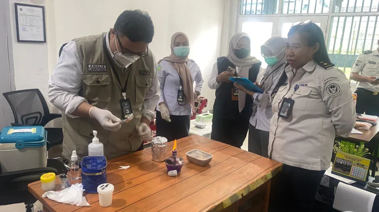 Lapas Luwuk Gandeng Dinkes Banggai Uji Kualitas Air dan Makanan Warga Binaan