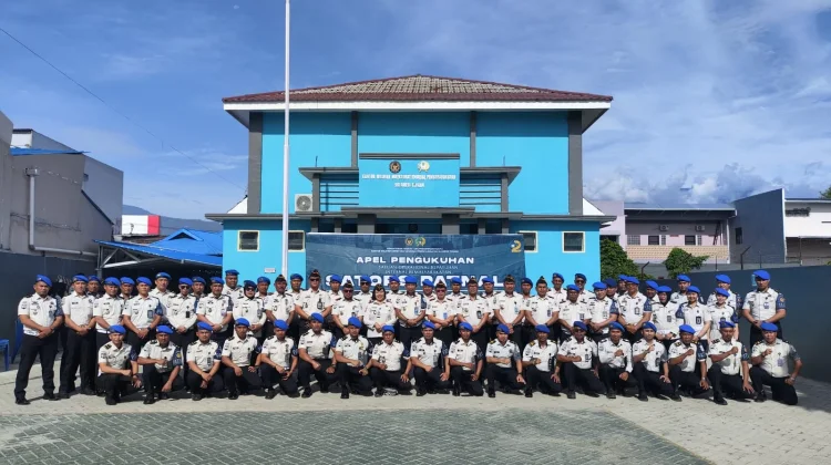 Lapas Ampana Ikuti Pengukuhan Satops Patnal