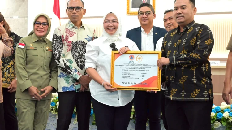 Kunker Komisi VIII DPR RI, BPBD Touna Terima Bantuan BNPB