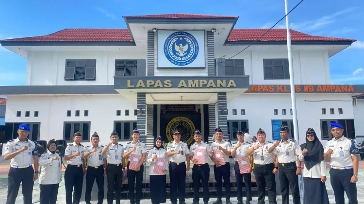 Kenaikan Pangkat Pegawai Lapas Ampana, Perkuat Integritas dan Profesionalisme