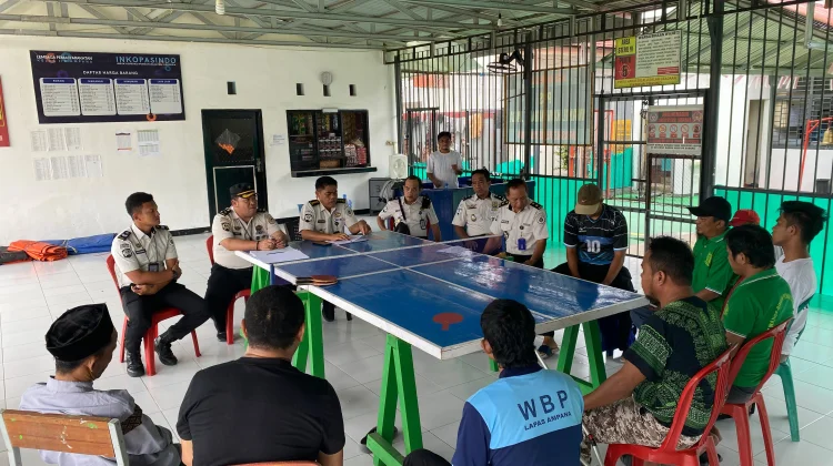 Kalapas Ampana Edukasi WBP, Tekankan Kebersihan dan Kepatuhan