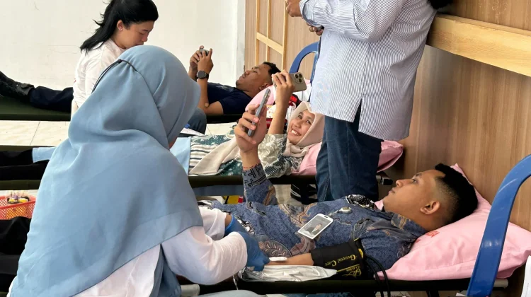 Lapas Luwuk Gelar Donor Darah, Dukung Ketersediaan Stok untuk Pasien