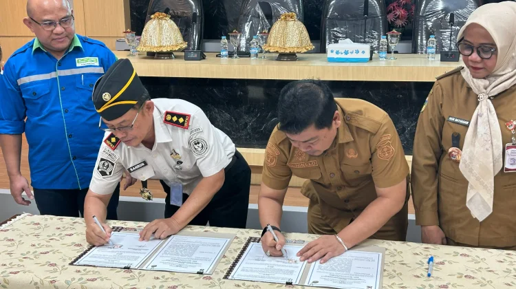 Lapas Luwuk dan Disdikbud Banggai Teken PKS Pendidikan Warga Binaan