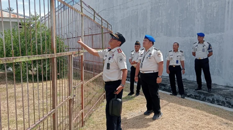 Deteksi Dini Kamtib, Kalapas Ampana Kontrol Area Lapas