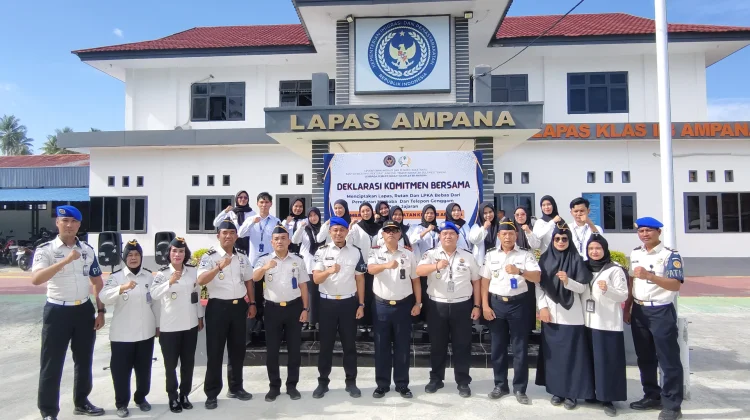 Lapas Ampana Komitmen Bebas Narkoba dan HP Ilegal