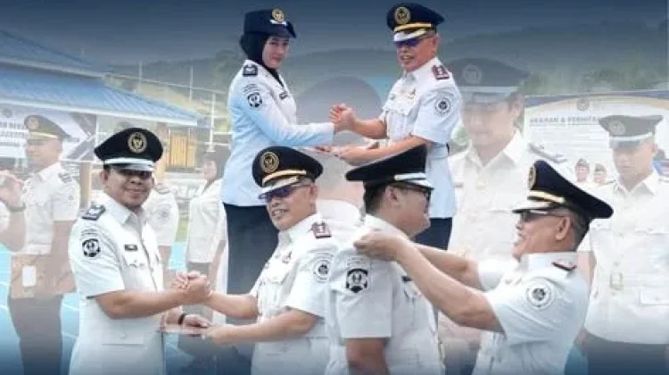 Dua Belas Pegawai Lapas Luwuk Resmi Naik Pangkat