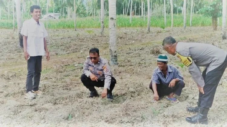 Polres Touna Komitmen Dukung Program Ketahanan Pangan Nasional