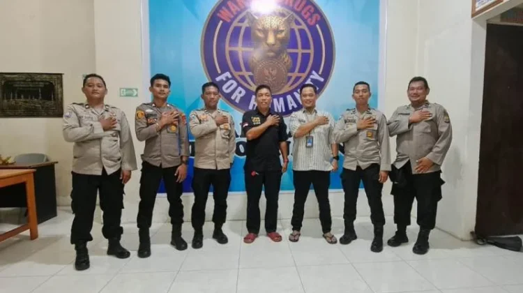 Berantas Narkoba, Sat Binmas Polres Touna Perkuat Sinergi Bersama BNN