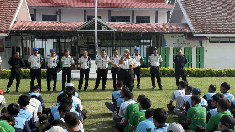 Cek Fisik WBP dan Sarpras, Lapas Ampana Perkuat Keamanan dan Validasi Data