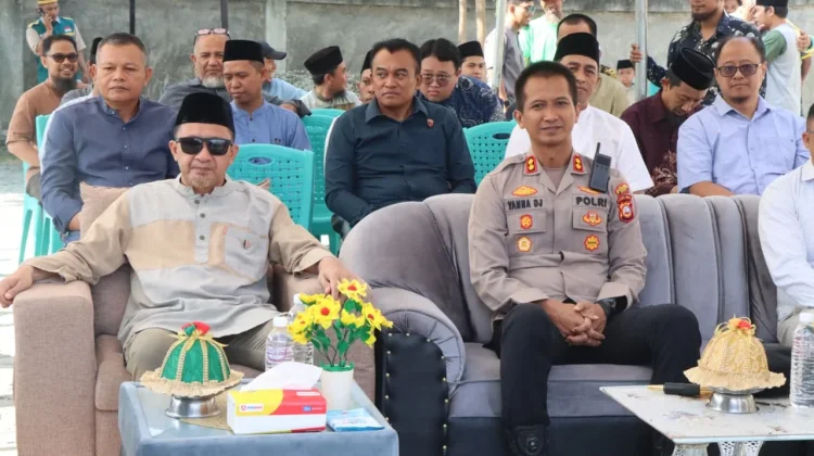 Peletakan Batu Pertama RKB SD IT Al Wahdah, Bupati Touna Tekankan Ikhlas dan Sabar