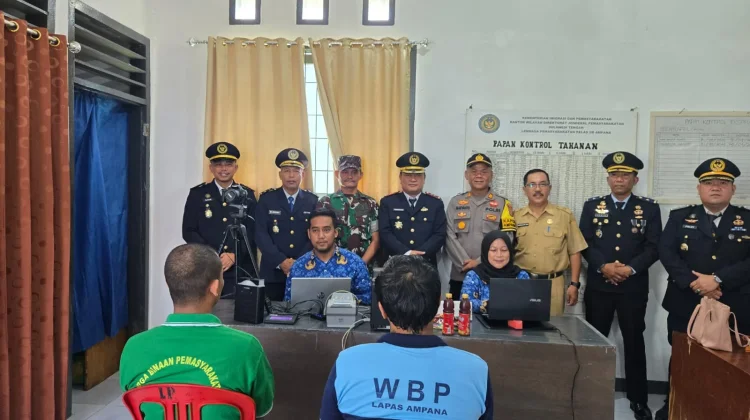 Lapas Ampana Lakukan Perekaman NIK Warga Binaan