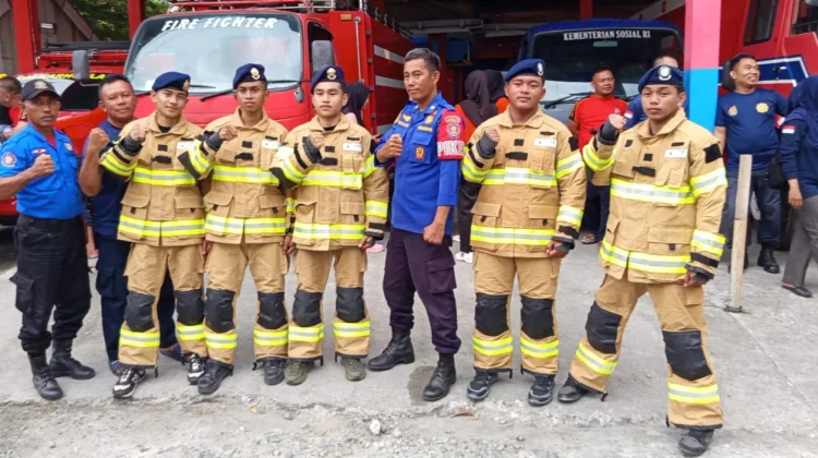 Meriahkan Hardiknas Damkarmat Touna Edukasi Pelajar Tindakan Penyelamatan