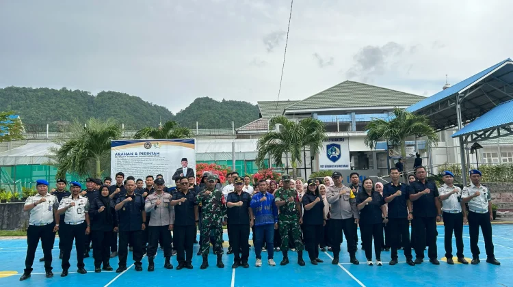 Aksi Nyata Zero Halinar, Lapas Luwuk Gelar Ikrar Bersama dan Razia Kamar Hunian