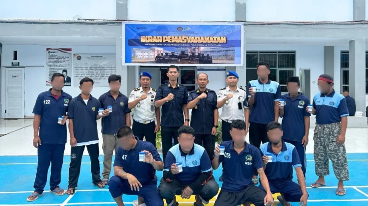 Lapas Luwuk Gelar Ikrar Bersama dan Razia Kamar Hunian
