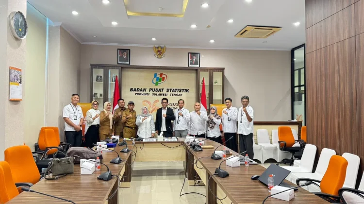 Wabup Touna Audiensi ke BPS Sulteng Bahas Data Kemiskinan