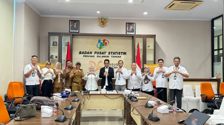 Wabup Touna Audiensi ke BPS Sulteng Bahas Data Kemiskinan