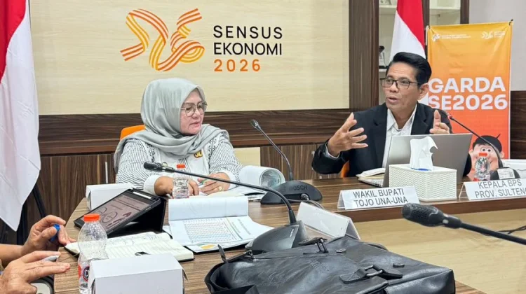 Wabup Touna Audiensi ke BPS Sulteng Bahas Data Kemiskinan