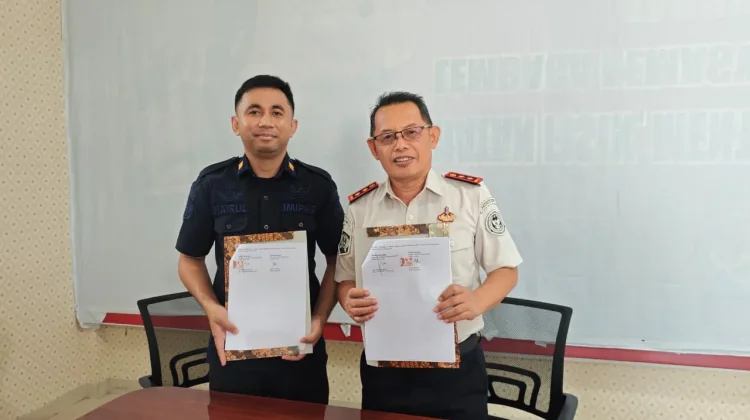 Lapas Luwuk dan Koperasi Pengayoman Teken Kontrak Sewa BMN, Dukung PNBP