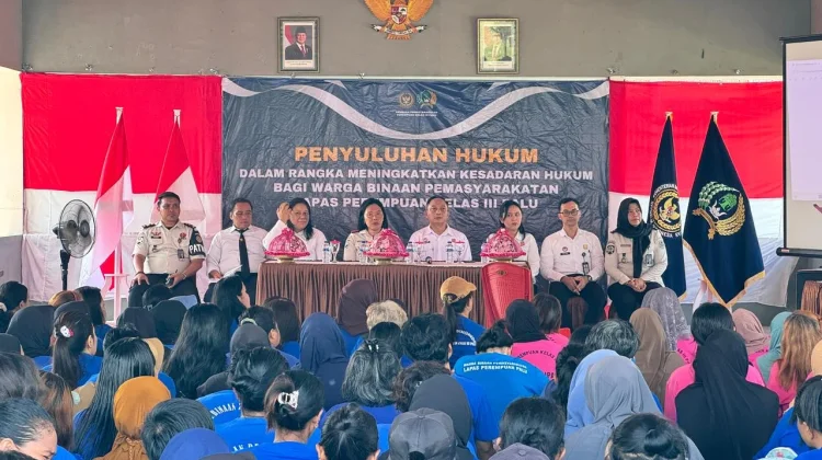 Penyuluhan KUHP Baru di Lapas Perempuan Palu Dorong Reintegrasi Sosial
