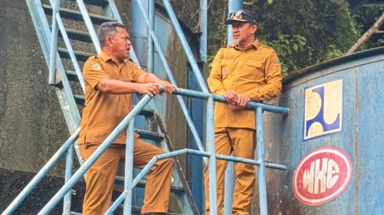 Bupati Touna Tinjau SPAM IKK dan Normalisasi Sungai Urundaka