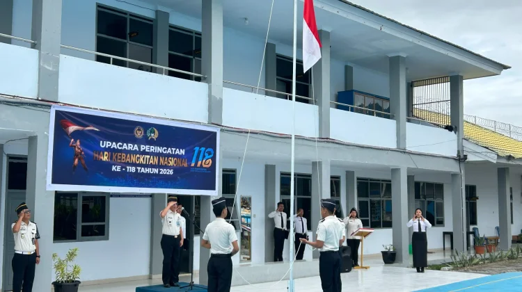 Peringati Harkitnas ke-118, Lapas Luwuk Gelar Upacara Penuh Khidmat