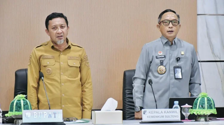 Kanwil Kemenkum Sulteng Perkuat Posbankum di Wilayah Touna