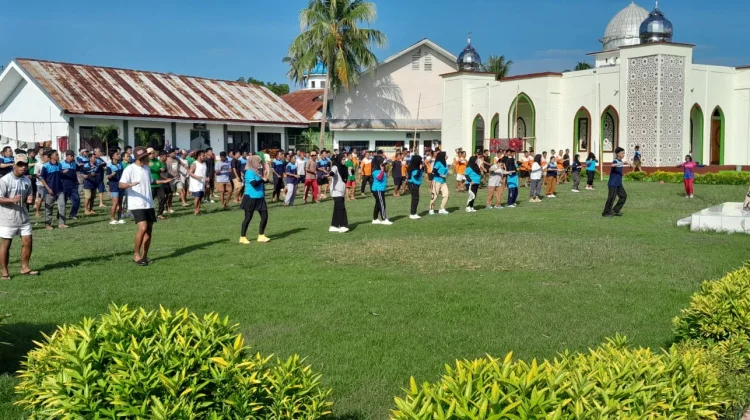 Senam Jumat Perkuat Kebugaran dan Kebersamaan di Lapas Ampana