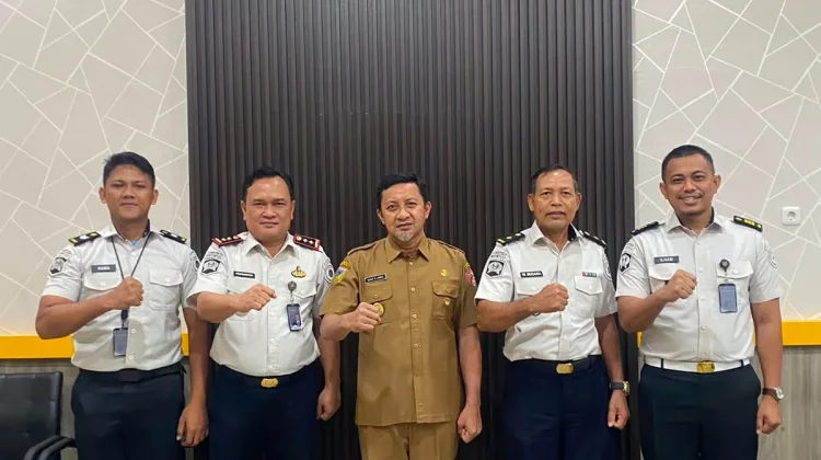 Perkuat Sinergi Pembinaan WBP, Kalapas Ampana Audiensi dengan Bupati Touna