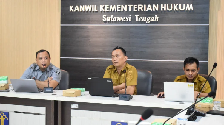 Kemenkum Sulteng Harmonisasi Raperda Pengendalian Minuman Beralkohol Kota Palu