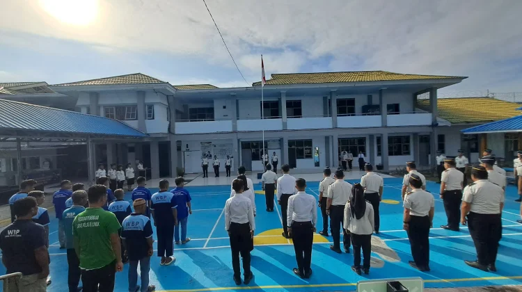Lapas Kelas IIB Luwuk Gelar Upacara Peringatan Hari Lahir Pancasila